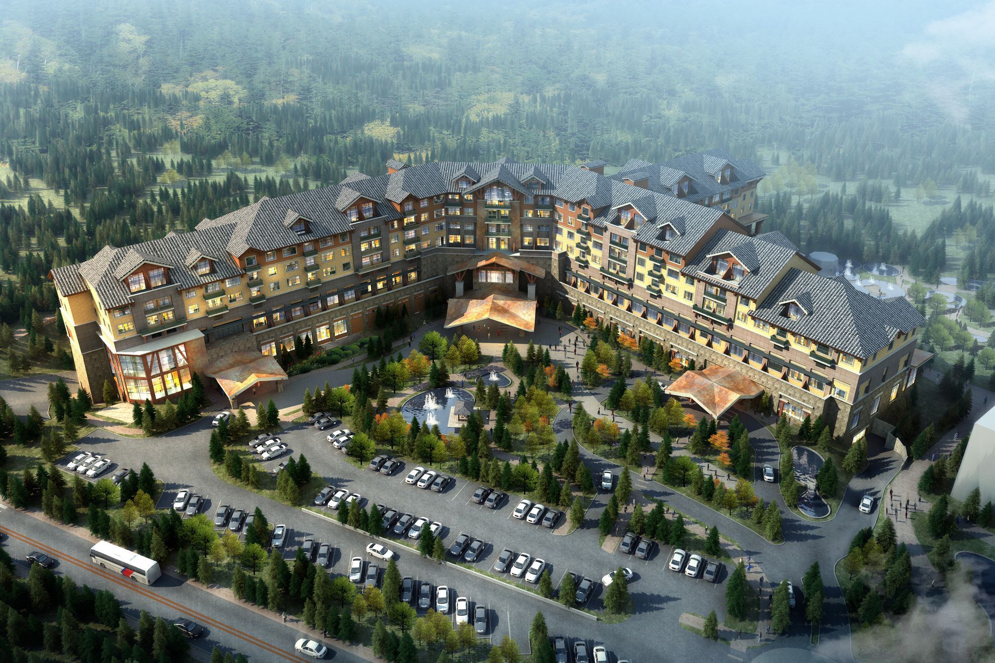 คราวน์ พลาซา รีสอร์ต ฉางไป่ซาน ฮอตสปริง Hotel Antu ภายนอก รูปภาพ